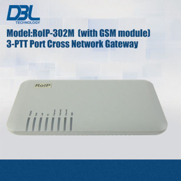Roip 302m Cross-network Gateway / Gsm Voice Gateway Voip , Radio Receiver