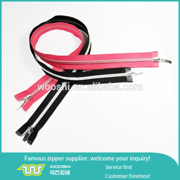 Double ended separating nylon zipper finished nylon zipper