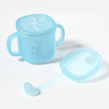 BPA Free Baby Silicone Sippy Cups with Straw for Drinking Training