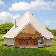 Custom Luxurious Tent Canopy Bells Tents 3m-6m Emperor Yurt Tourist Tent