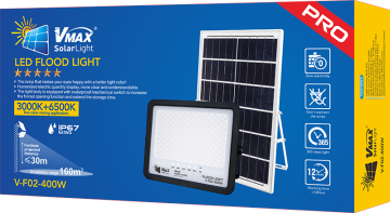 solar powered motion detector security light