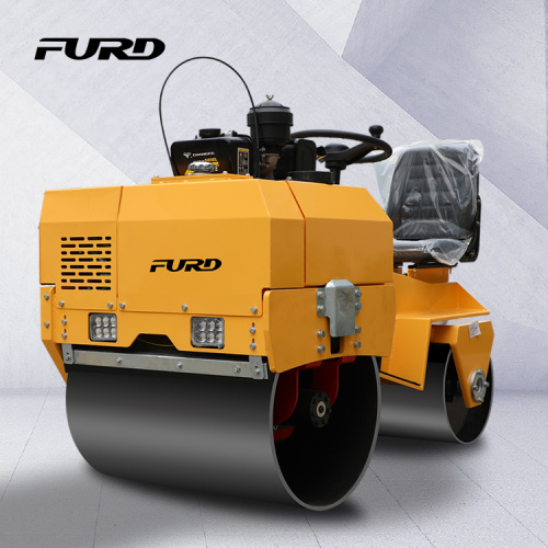 FYL-855 700kg mini double drum vibration road roller forsale