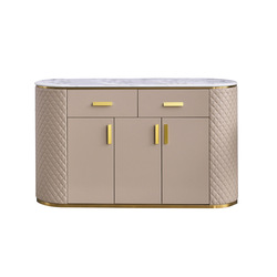 Hot sale factory direct sideboard gold buffet modern luxury console table for dining room furniture ready to ship