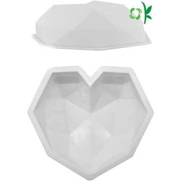 Silicone Heart Diamond Shaped Cake Mold