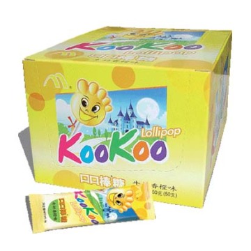Koo-Koo Lollipop(orange milk)