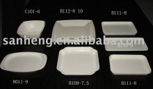solid color melamine dinnerware