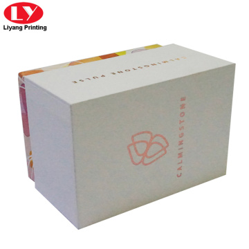 Rose Foil Stamp Gift Box For Power Accessories