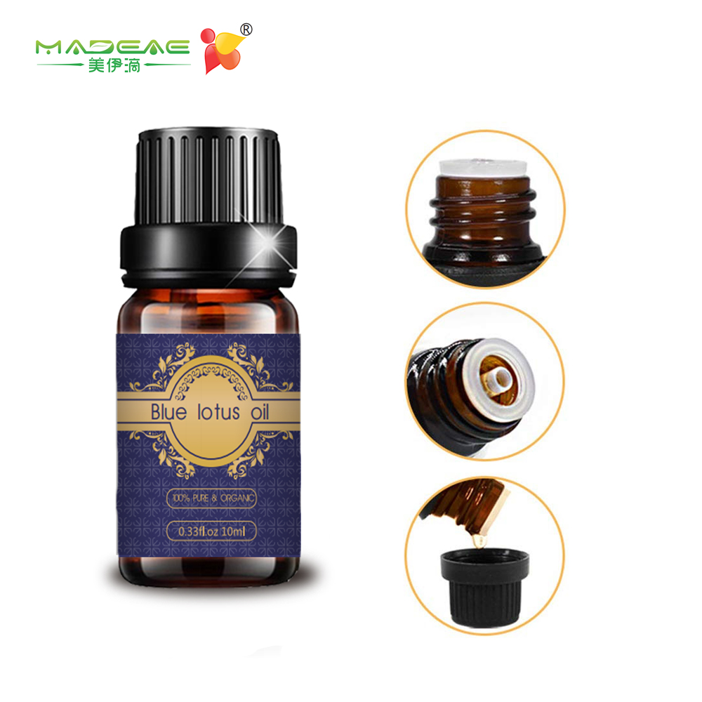 Body massage natural blue lotus oil for diffuser