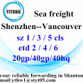 Shantou a orario di spedizione di Vancouver ocean freight