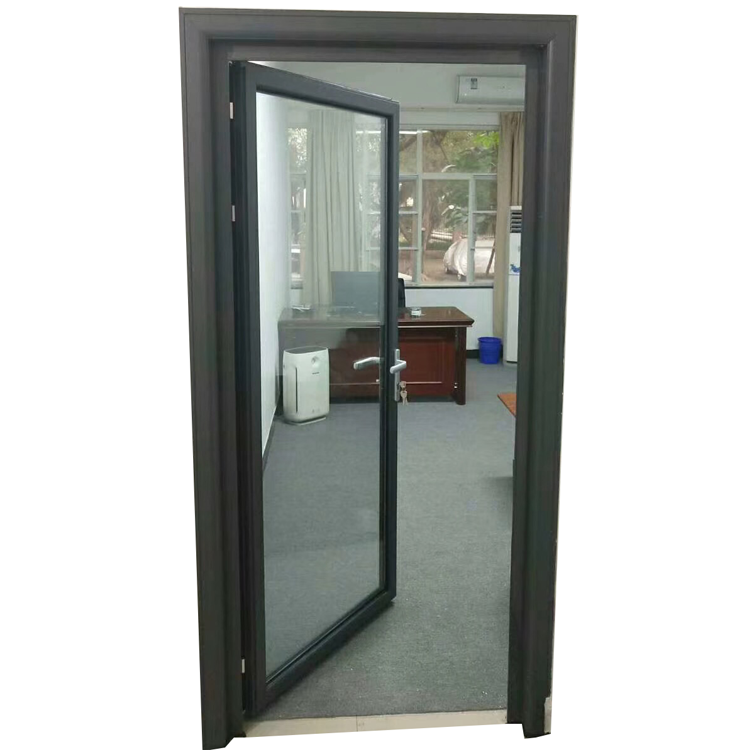 Powder coated size customized aluminium profile normal door