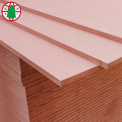 Flame retardant fireproof pink color MDF board