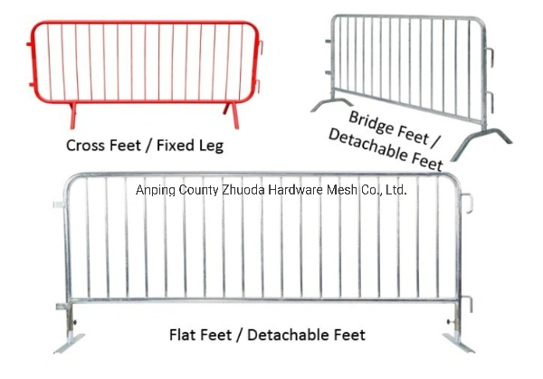 Amazon Steel Temporary Fence Crowd Control Barrier Fencing for America