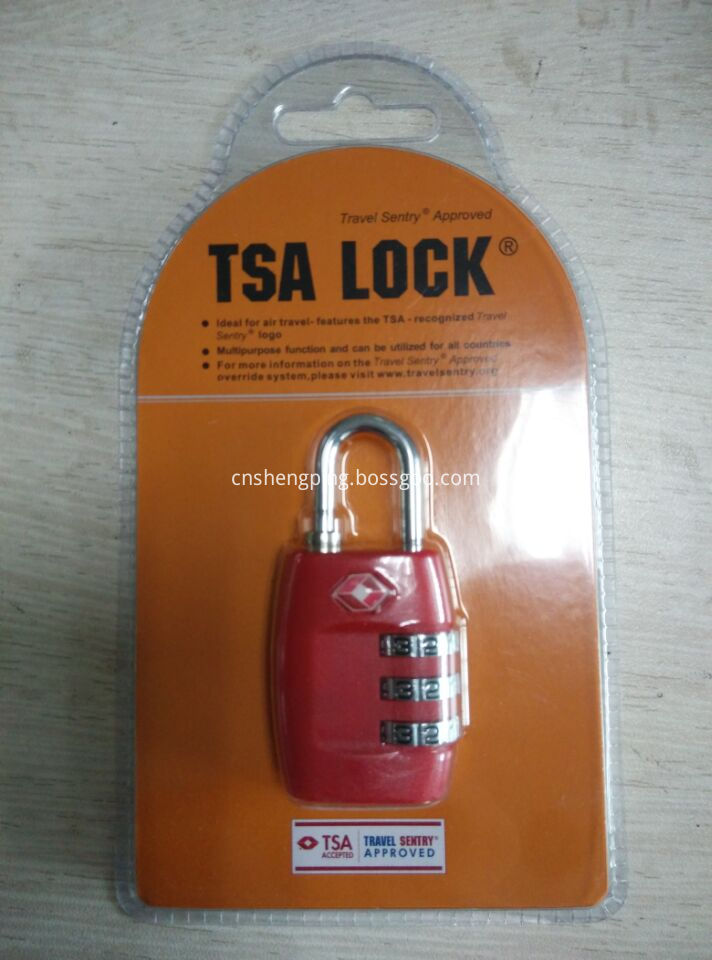 Red Color TSA Lock