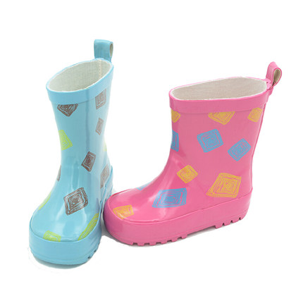 أحذية مطاطية للأطفال من المصنع لعام 2024 في يوم ممطر2 2024 Factory Kid Rubber Boots In Rainy Day2