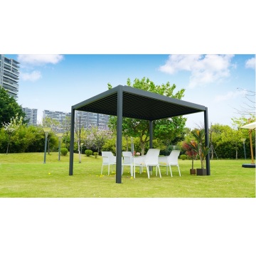 Modern Outdoor Bioclimatic Pergola Motorized Kits - Aluminum Louver Pergola