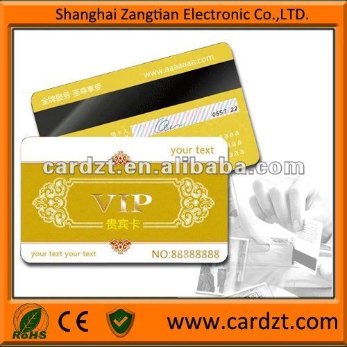 pvc sle4442 contact card with different magnetic stripe