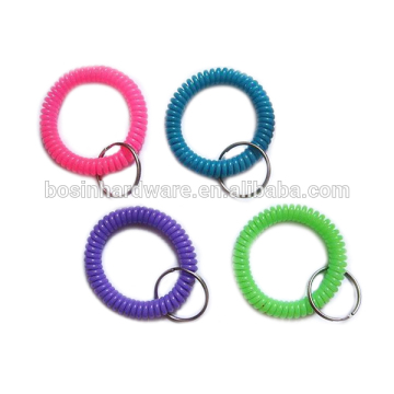Fashion High Quality Plastic Split Ring Wrist Coil
