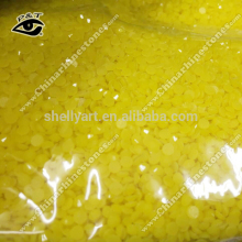 Hot fix Epoxy rhinestone resin crystal SS10 topaz yellow color