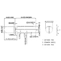 5mm 밀짚 모자 이중 색상 LED 공통 양극