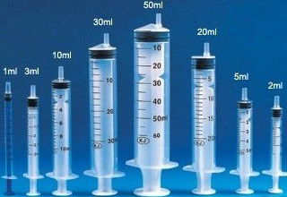 various specification syringes