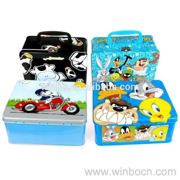 Rectangular Tin food container for kids