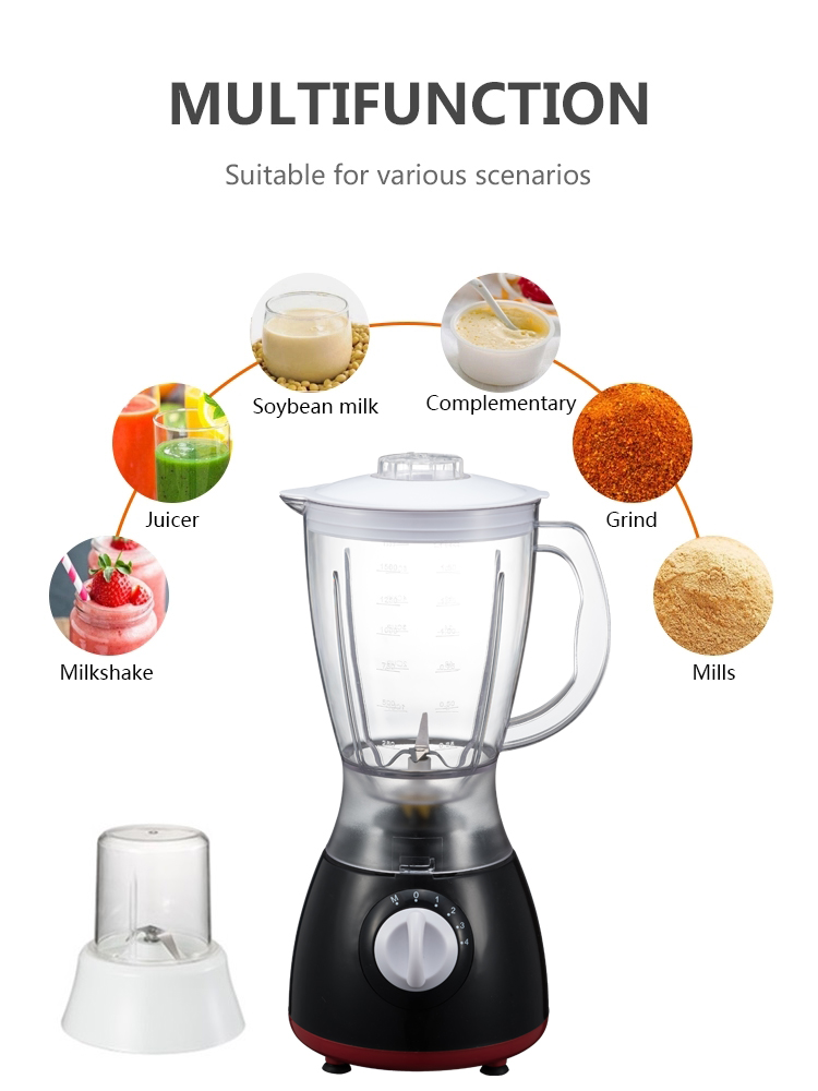 4 Speeds Healthy Juicer Blender With Plastic Jug