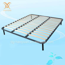 steel slatted base ,wooden slats bed base