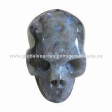 Gemstone carving skull