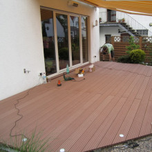 Outside Using WPC Decking in Engineered Flooring