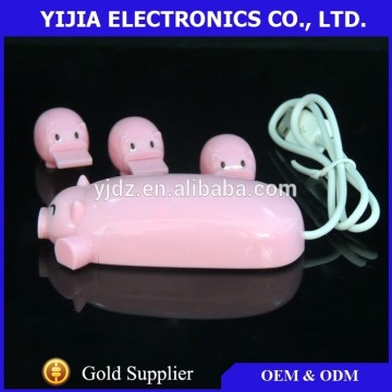 High quality USB Hub Cartoon Pig usb hub 2.1 / usb hub 4 ports driver