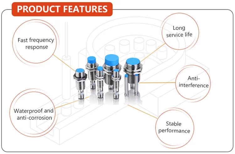 LANBAO High pressure resistant series cylindrical proximity sensor switch ip68 inductive sensor