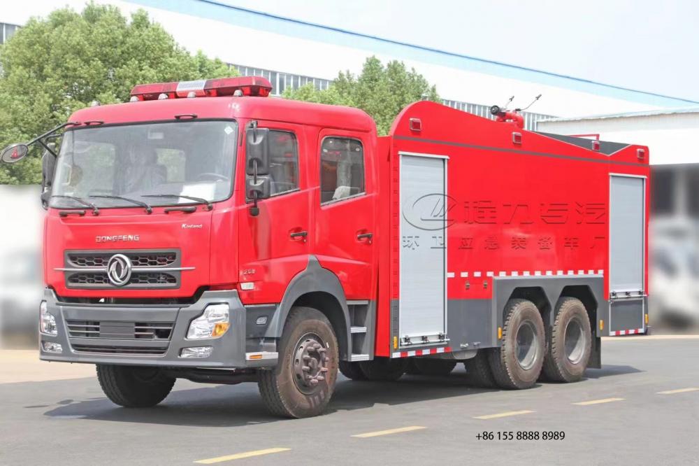 Dongfeng Tianlong Export Type 12 Square Water Tank Fire Truck 3 Jpg