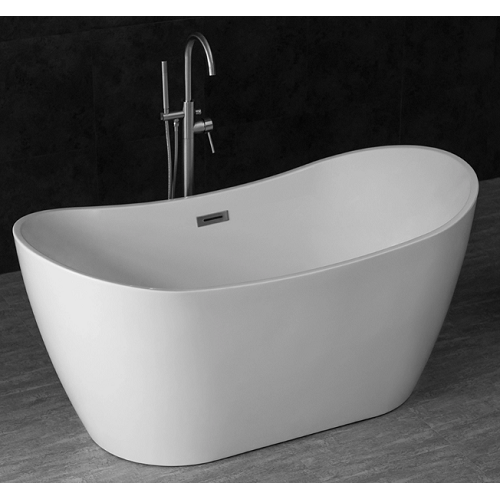 Vasche da bagno freestanding in acrilico bianco