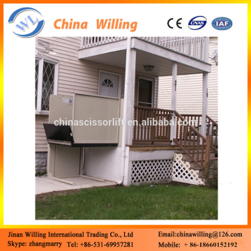 hydraulic wheel chair lift for personal elevator