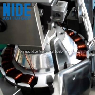 Automatic BLDC armature coil winding machine for wheel hub motor stator