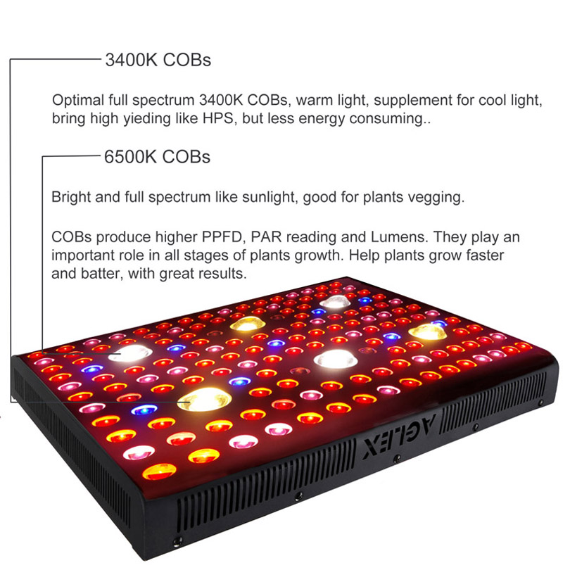 Công suất cao COB Thảo mộc y tế Grow Light 3000w