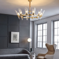 LEDER Hanging Crystal Pendant Light