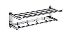 Space-Saving Towel Rack for Compact Bathrooms