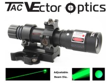Vector Optics Magnus Green Laser Designator Flashlight w/ Scope Ring & QD Mount