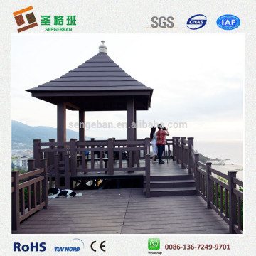 decorative wpc pavilion/garden pavilion/garden pillars