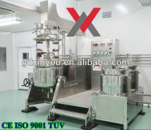 XINYOU hydraulic lifting vacuum Tooth paste mixer & cream mixing machine