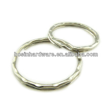 Fashion High Quality Metal Nickel Plated Steel Patterned Split Ring