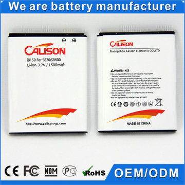 10 years battery manufacturer 1500mah battery for samsung anycall mobile phone