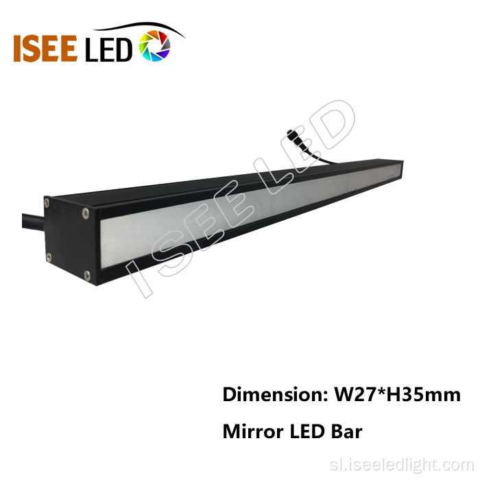 Zrcalni pokrov DMX LED bar linearna luč