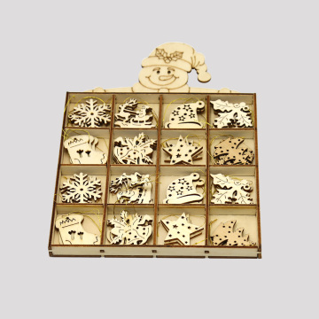 christmas ornament wood cutout slices