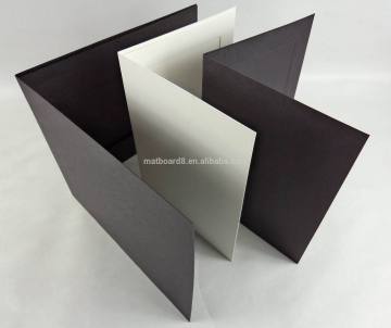 custom made wholesale stylish mat board picture folder photo folder