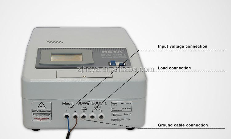 4K/6K/9K/12KVA 3KW/5KW/7KW/10KW Relay Control AC Automatic Voltage Regulator/Stabilizer Price