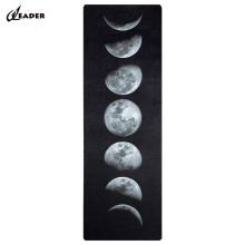Japanese-Style Moon Phase Sun Yoga Mat with Custom Design Print (1.5mm)