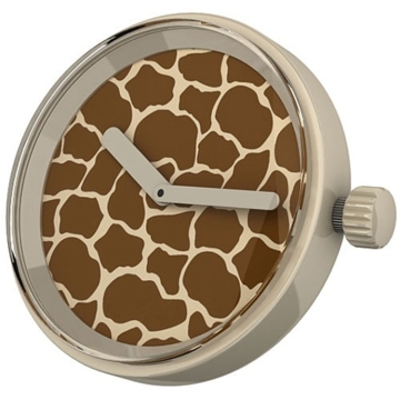 Silicone Quartz Watch Plastic Kids watch Giraffe Print