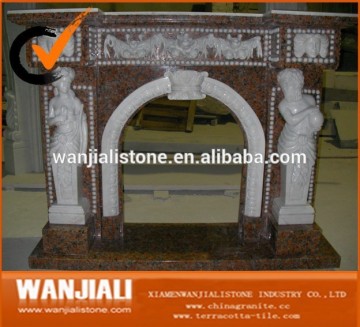 Natural Marble & Granite Stone Fireplace